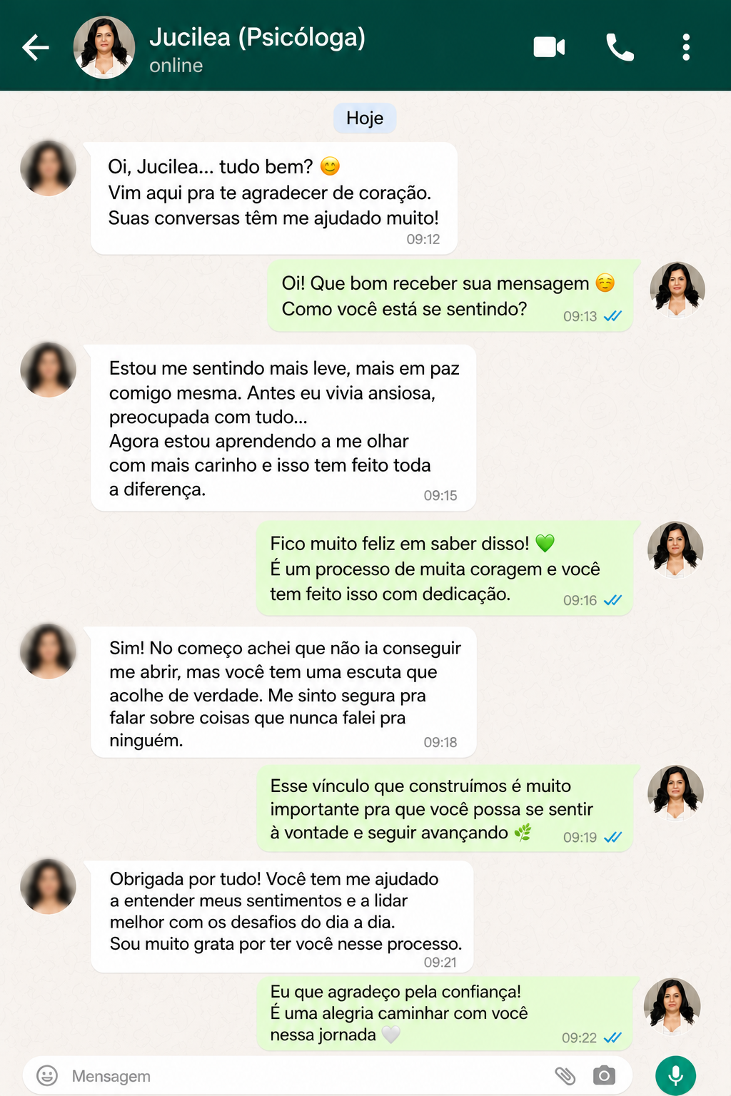 depoimentos